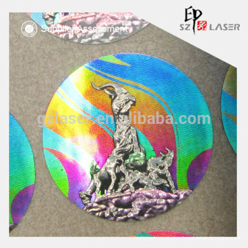 Anti Counterfeiting Paper Material Hologram Label for Student ID Card University Certificate